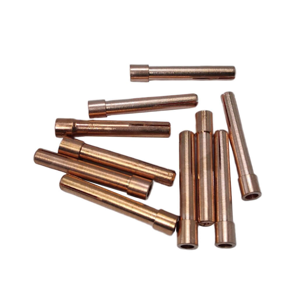 10pcs TIG Torch Collets Parts Accessories Kit Brass Copper Clip