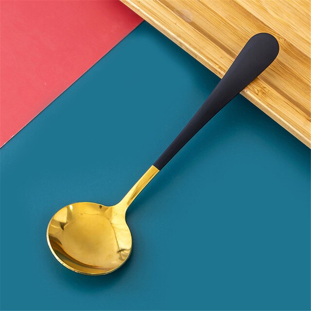 Stainless Steel Coffee Stirring Spoon Round Shape ... – Grandado