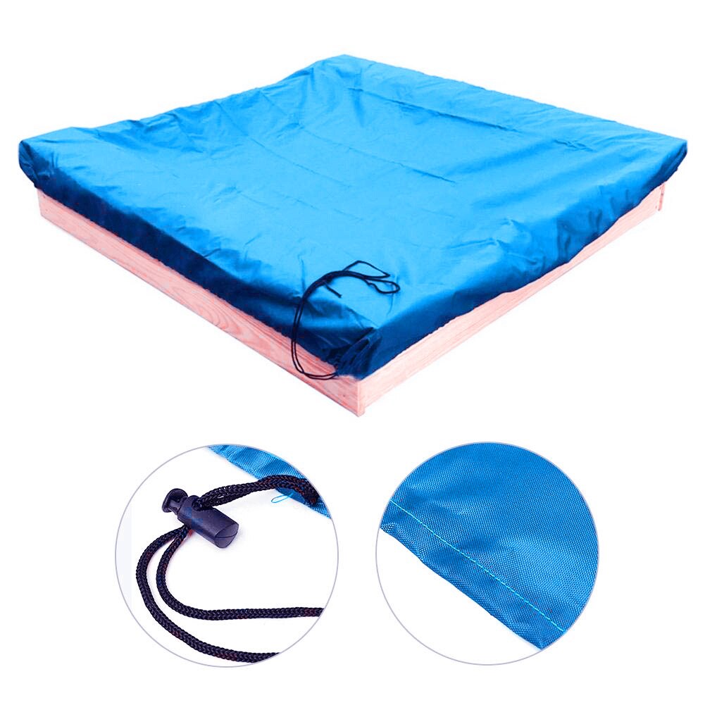 Abdeckung-funda para arenero cuadrada, cubierta impermeable para juegos de niños al aire libre, jardín, patio, arenero, cubierta antipolvo