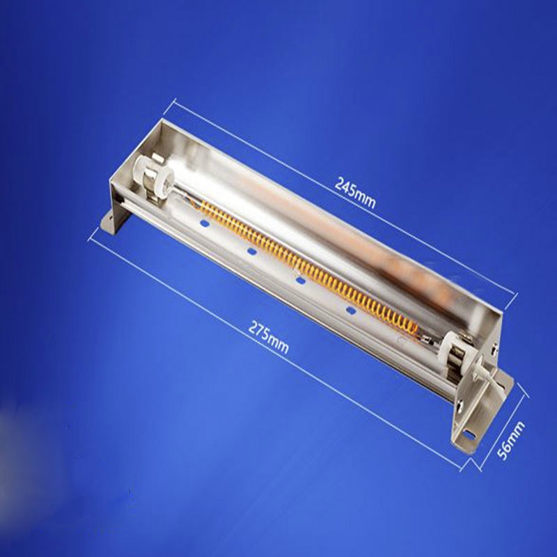 220V,400W carbon fiber infrared heating element for Baking lamp physiotherapy lamp drying Carbon fiber quartz tube heating lamp