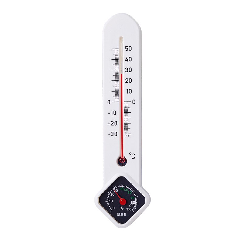 Vertical Thermometer and Hygrometer Indoor Outdoor Temperature Humidity Monitor Gauge: G305653A