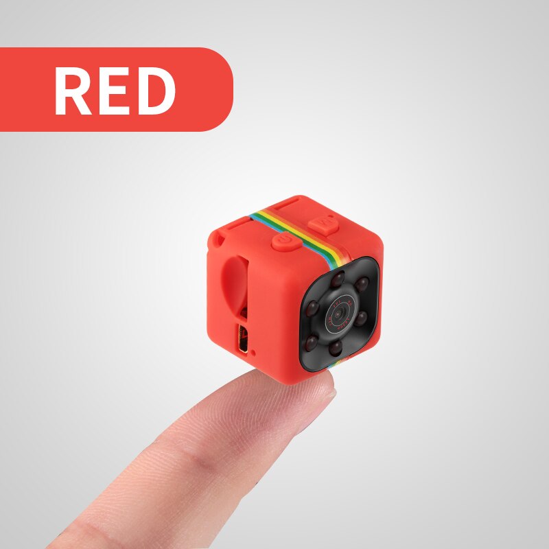 SQ11 – mini caméra vidéo HD 1080P, capteur CMOS pour maison et voiture, Vision nocturne, enregistreur de mouvement SQ 11: Red