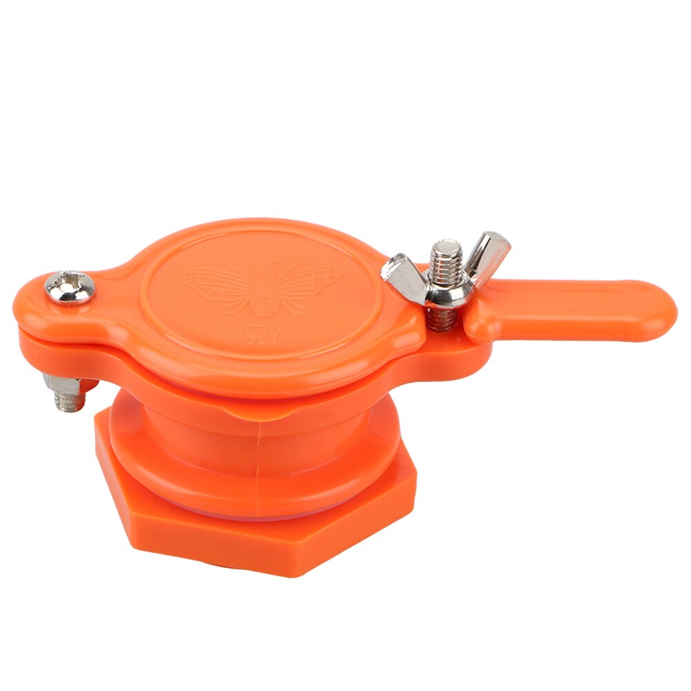 Bee Honing Tap Gate Valve Bijenteelt Bottelen Gereedschappen Honing Afzuigkap Bijenteelt Benodigdheden Bijenteelt Hive Tool: Oranje