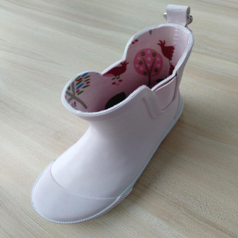 Girls Rain Boots Kindergarten Water Shoes Middle School Children's Elastic Rain Boots Boys And Girls Children's Antiskid St