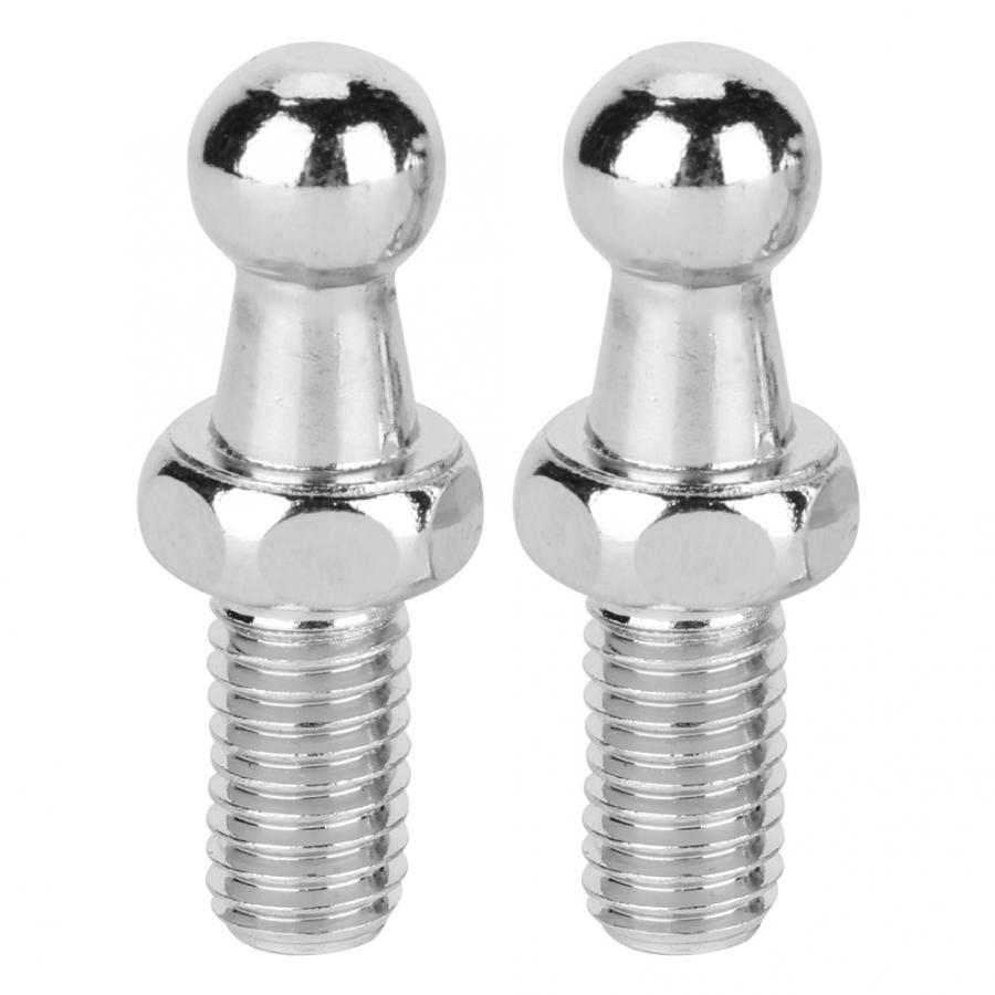 2 stuks CNC Aluminium Legering Bal Stud Bolt voor Gasveren Bal Ended Motorkap Bolt voor Gasveren Auto Accessoires: M8