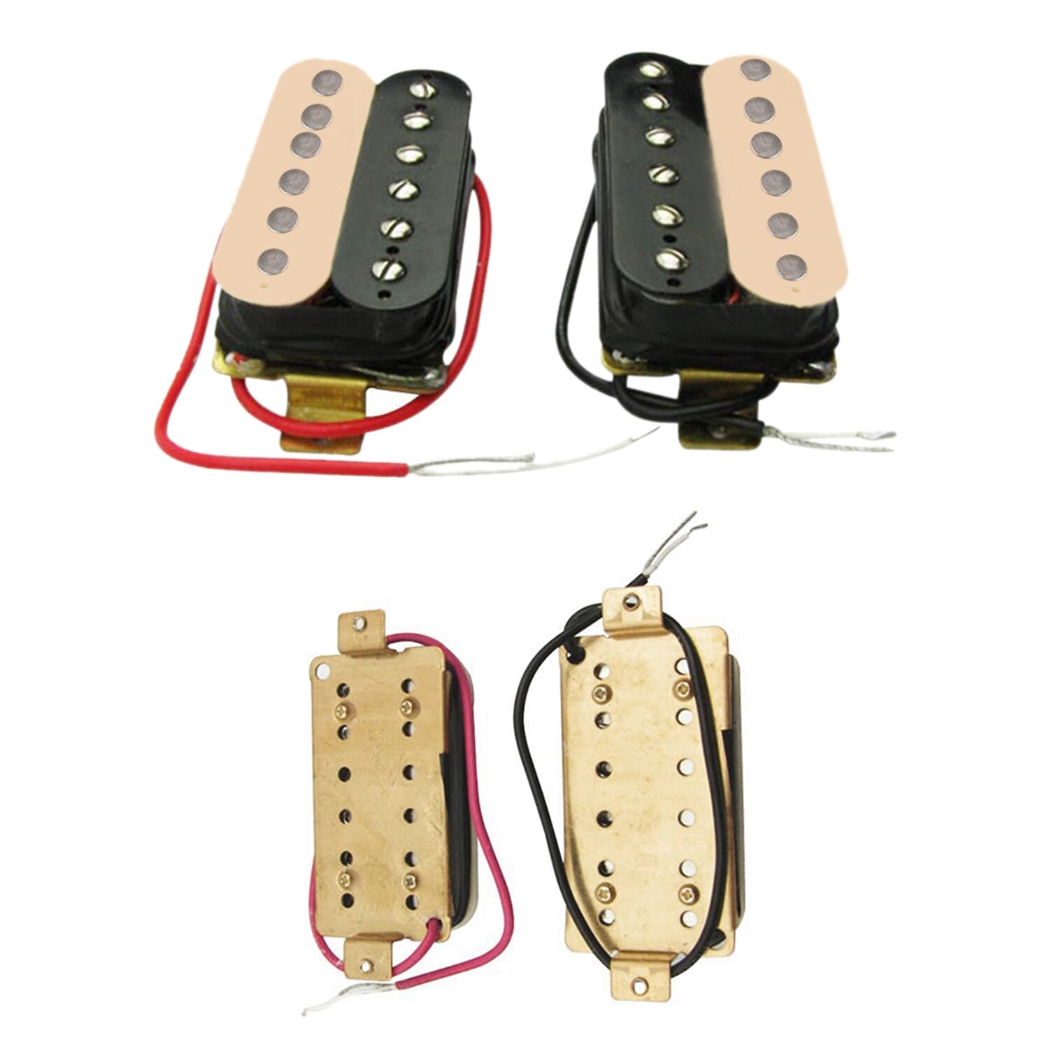 Humbucker Pickup Elektrische Gitaar Pickups Set Voor Fender Stratocaster Les Paul Stijl Gitaar Vervanging