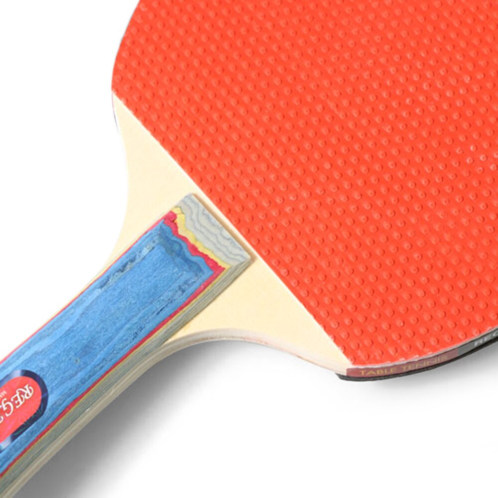Pingpongbatjes, tafeltennisbatjes, 2 pingpongbats, lange steel, pingpongracketset, trainingsaccessoires