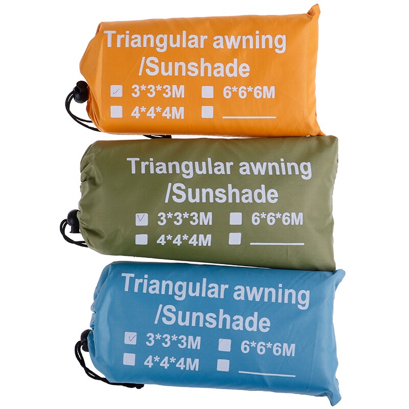 Toldos triangulares impermeables de tela, triángulos cuadrados, impermeables, para el hogar, exteriores, sombreado, patio, balcón, cochera
