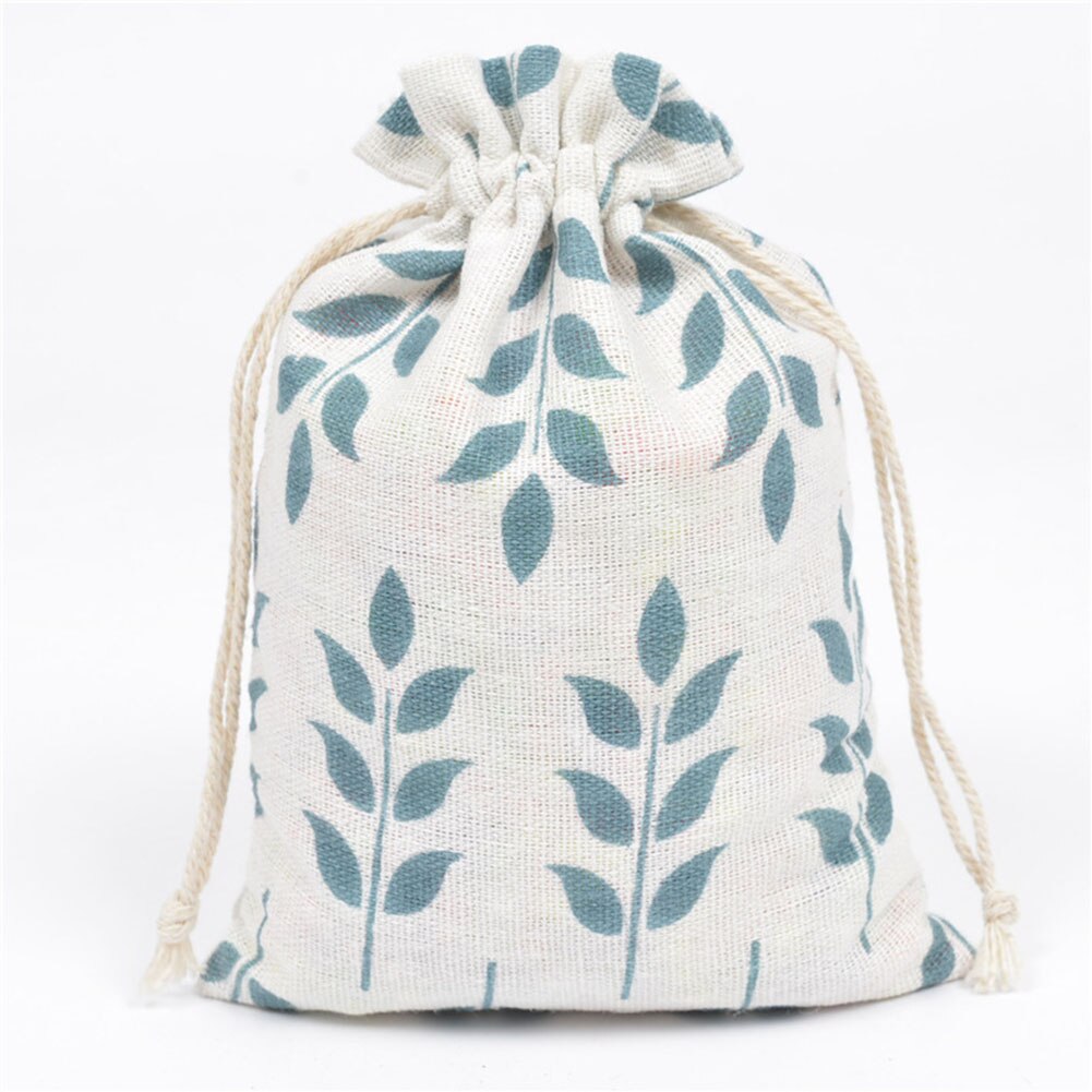 Katoenen Canvas Tas Cartoon Tas Pocket Tasje Thee Bag Afdrukken