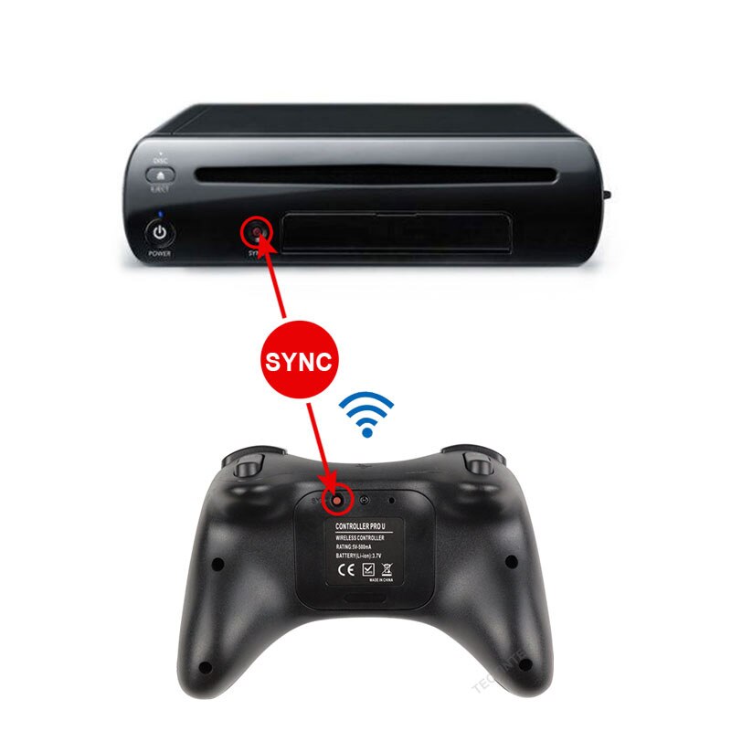 Mando inalámbrico Bluetooth Compatible con Nintendo Wii U para Wii U Pro, mando a distancia Dual clásico, Joystick