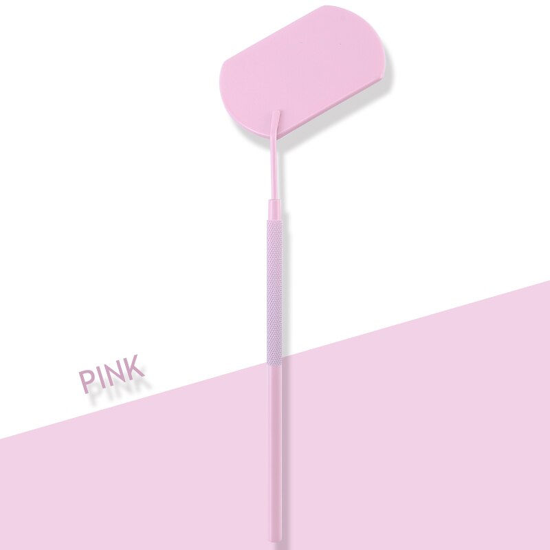 Vergrootglas Controleren Wimper Extension Enten Spiegel Acryl Handvat Plastic Mond Orale Tanden Zorg Wimpers Make-Up Tool: Pink 1pc