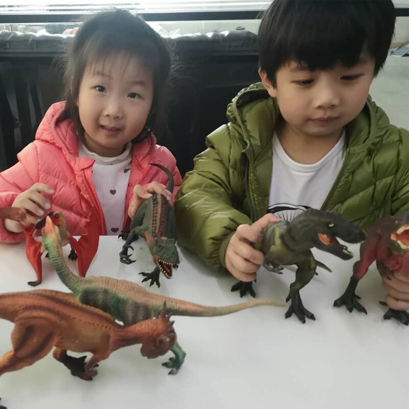 large wild animals dinosaur toys suit plastic play model can be touching my baby boy home decoration Christmas