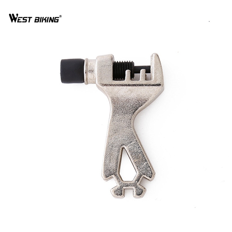 WEST BIKING Bicycle Chain Tool Steel Chain Breaker Spoke Wrench Bicycle Repair Tool Mountain Bike Anti-rust Tool