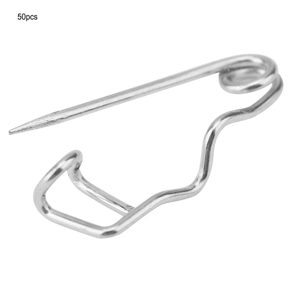 50pcs Metal Safety Needles Pins Brooch Locking Pin Clasp Pin Fastener Sewing Craft Tool 22mm 27mm 32mm