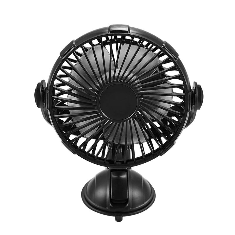 Suction Cup 2000mAh USB Rechargeable Battery Operated Kitchen Fan for Home Car