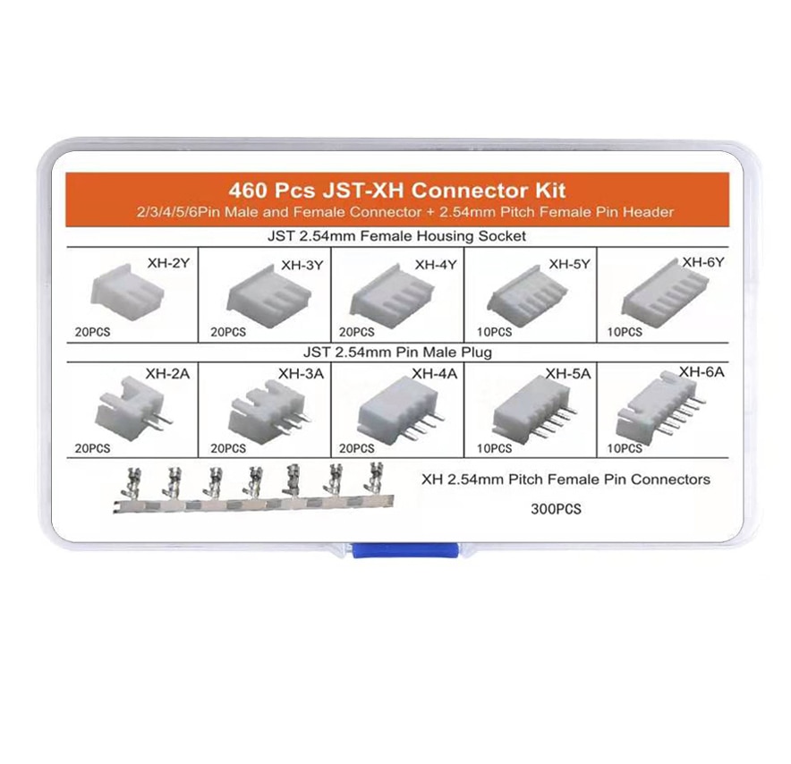 Iws -3220m 460 kpl jst-xh -liitinsarja mikroliittimet nastat puristustyökalu 0.03-0.52 mm² pihdit d-sub, avoimelle tynnyrille sopii molexiin