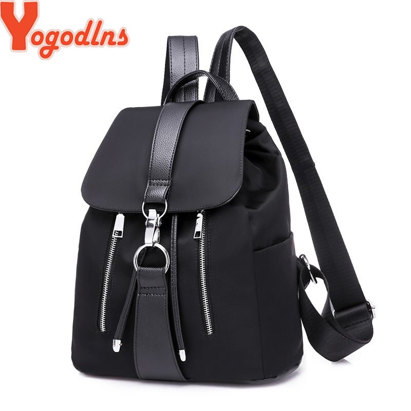 Yogodlns femmes sac à dos Preppy Style dos sacs pour adolescentes sac Nylon sac à dos sac à dos étanche