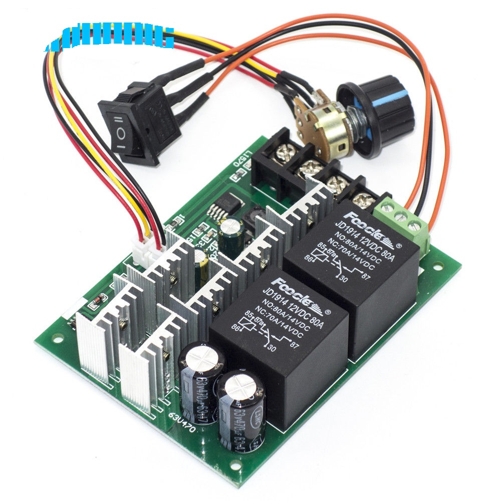 DC 40A DC Motor Speed Control Reversible PWM Controller 12V 24V 36V 48V 2000W