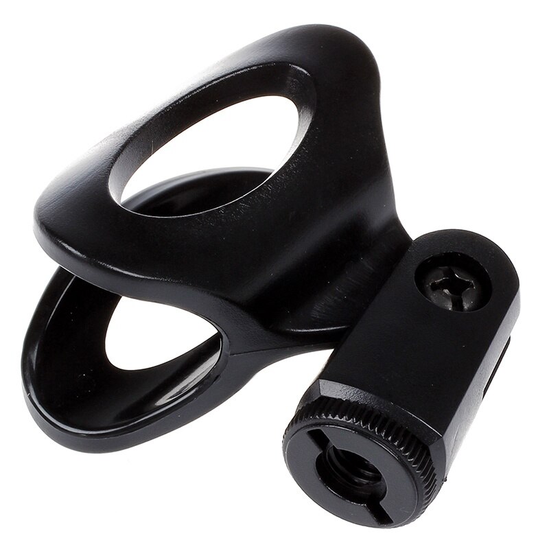 5X Flexibele Microfoon Mic Stand Accessoire Plastic Klem Clip Houder Zwart