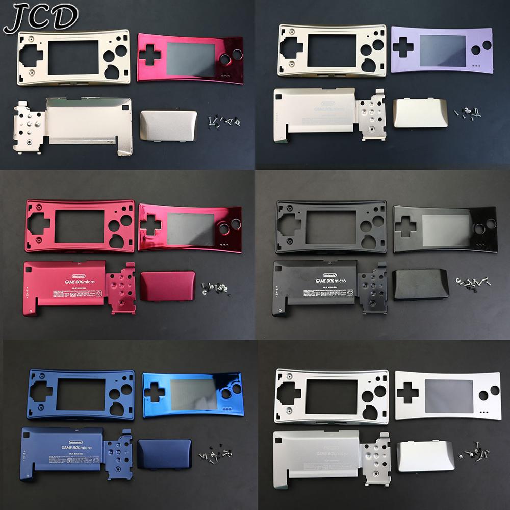 Jcd 6 Kleuren Metal Shell Case Behuizing Voor Gameboy Micro Console Vervanging Cover Voor Gbm