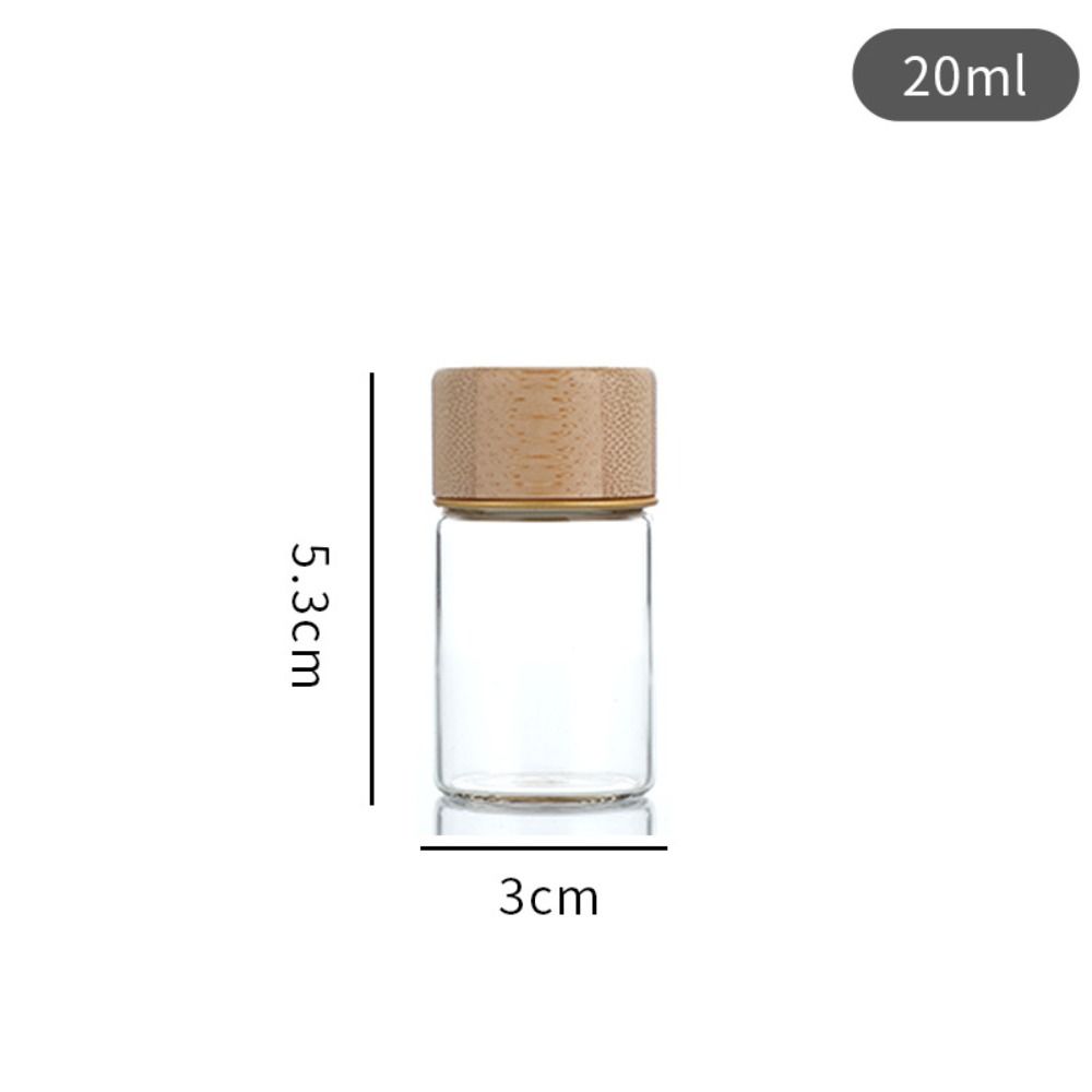 Botellas dispensadoras de vidrio, frascos de especias sellados, tanque de almacenamiento transparente, herramienta de almacenamiento, botellas de vidrio con tapas de madera: Amarillo claro