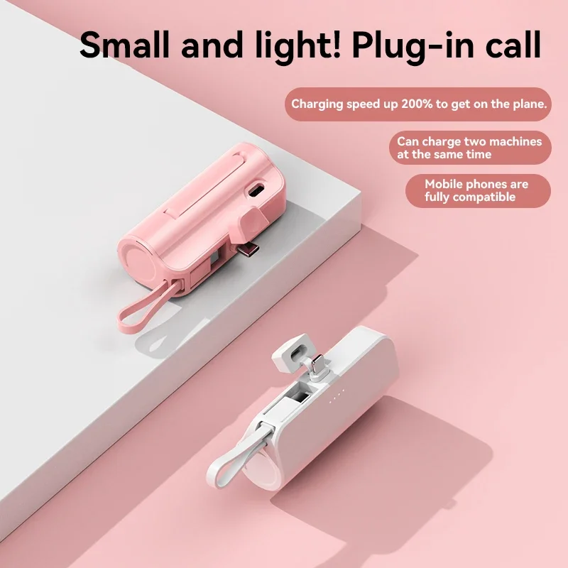 Xiaomi Mini 30000mAh Large Capacity Power Bank CapsulePortable Wireless Fast Charging External Battery For iPhone Huawei