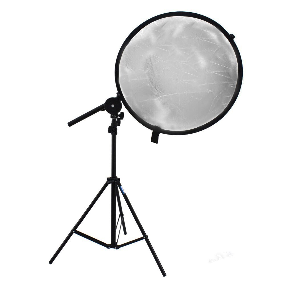Godox 43 " 110cm 2 in 1 bærbar sammenklappelig lys rund fotograferingsreflektor til studio multifotodisk