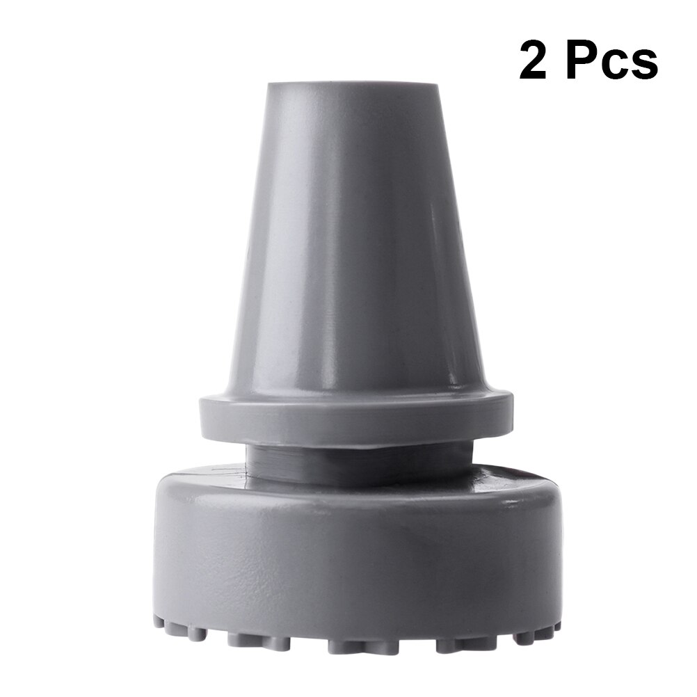 2 stk krykke pads 19mm gange fotturer pinne gummitupper støtabsorberende vandrestaver pads Tips beskyttere krykke tilbehør