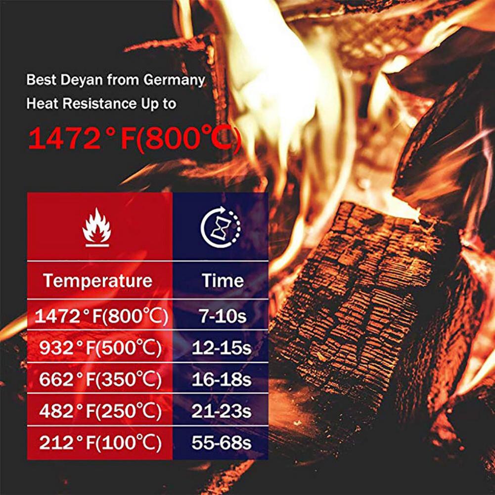 Guantes resistentes al calor para barbacoa, manoplas de silicona antideslizantes para cocinar, hornear, asar al horno, accesorios ignífugos para barbacoa, 1 unidad