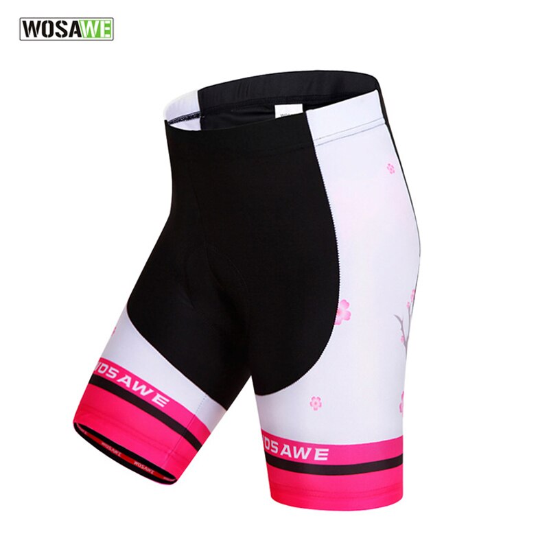 Wosawe dames fietsbroek met gelvulling, mtb-fietsbroek, fietskleding