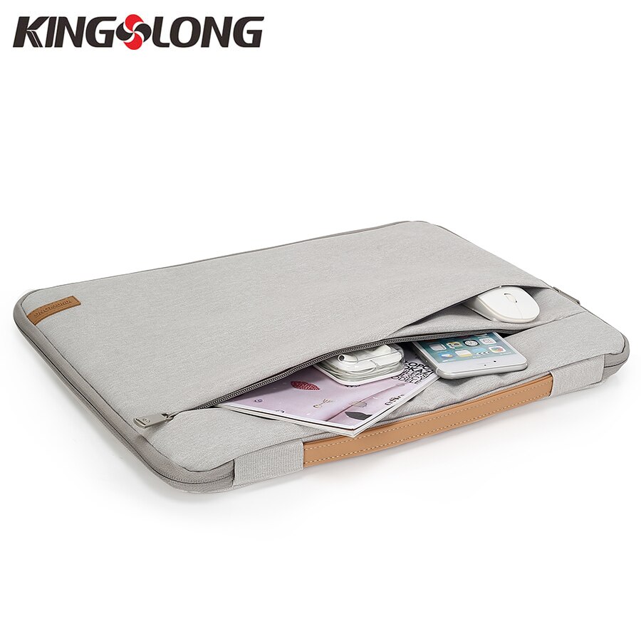 Kingslong 13 15 17 kannettavan tietokoneen suojus vedenpitävä käsilaukku macbookille dell acer hp kannettavan tietokoneen laukku suojaava yritystietokone valkoinen kotelo