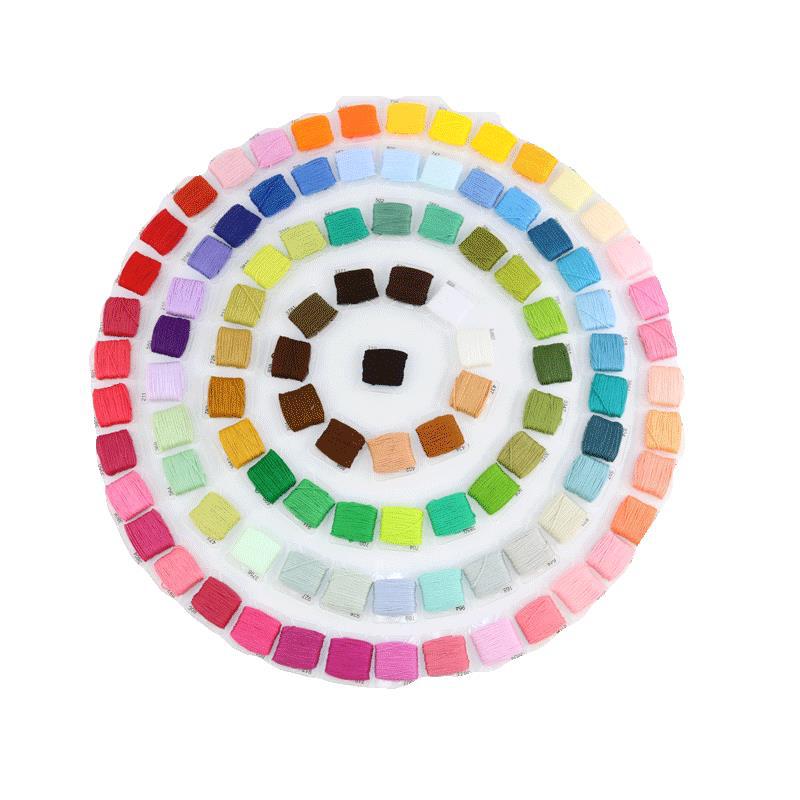 50/100/150pcs Embroidery Thread Box Set Cross Stitch Threads, Friendship Bracelets Floss, Rainbow Color Crafts Floss Sewing Tool