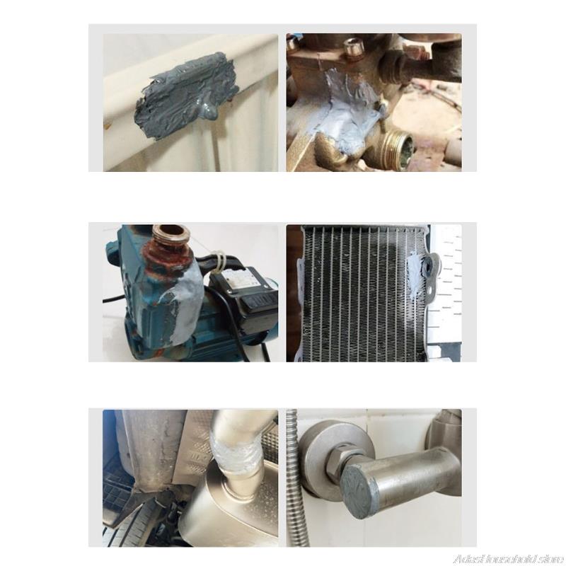 Pegamento de reparación de Metal resistente al calor Industrial, pasta de reparación de Metal de soldadura en frío, adhesivo estructural acrílico de doble potencia,
