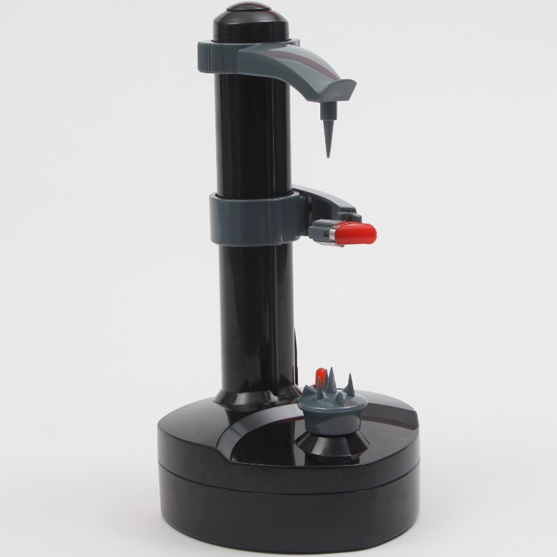 Multifunctionele elektrische schilmachine voor fruit en groenten, automatische roestvrijstalen appelschiller, keuken-aardappelsnijder, zwart