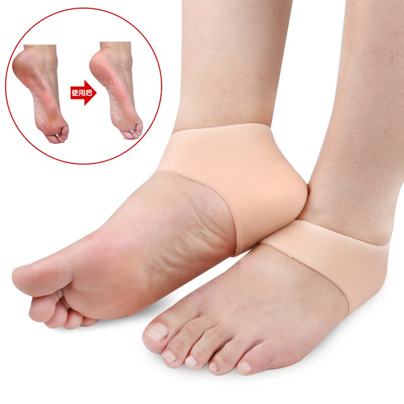 Silicone Schoenen Inlegzolen Pads Gel Kussens Hak Inserts Spur Pijn Relief Binnenzool Schoen Accessoires Effen Semelle