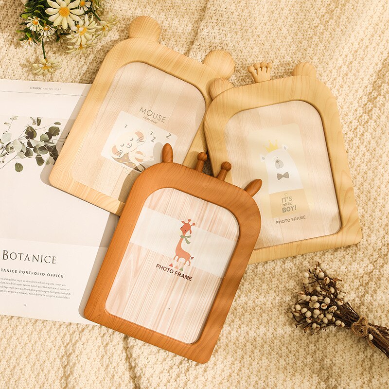 7-inch Photo Frame Children Cute Cartoon Desktop Photo Frame Baby Photo Memorial Desk Ornaments