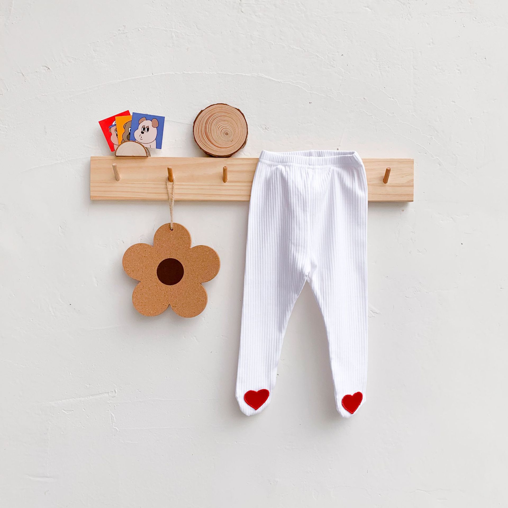Hart Patch Baby Panty Effen Kleur Peuter Meisjes Panty Baby Kids Kous Herfst Kinderen Broek