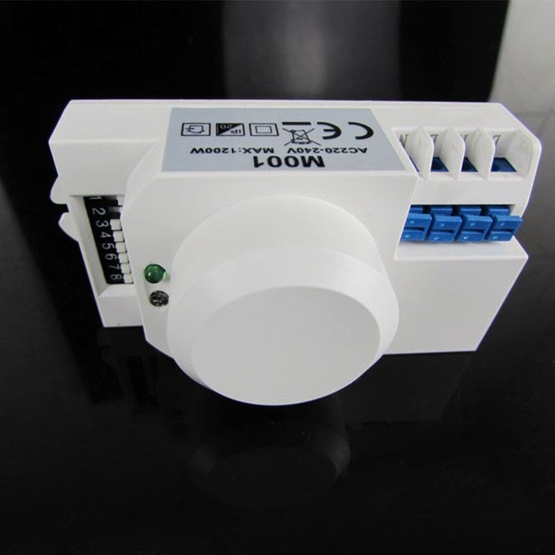 220V 360 Degree Microwave Sensor Light Switch Induction Microwave Motion Sensor Switch Vibration Sensor