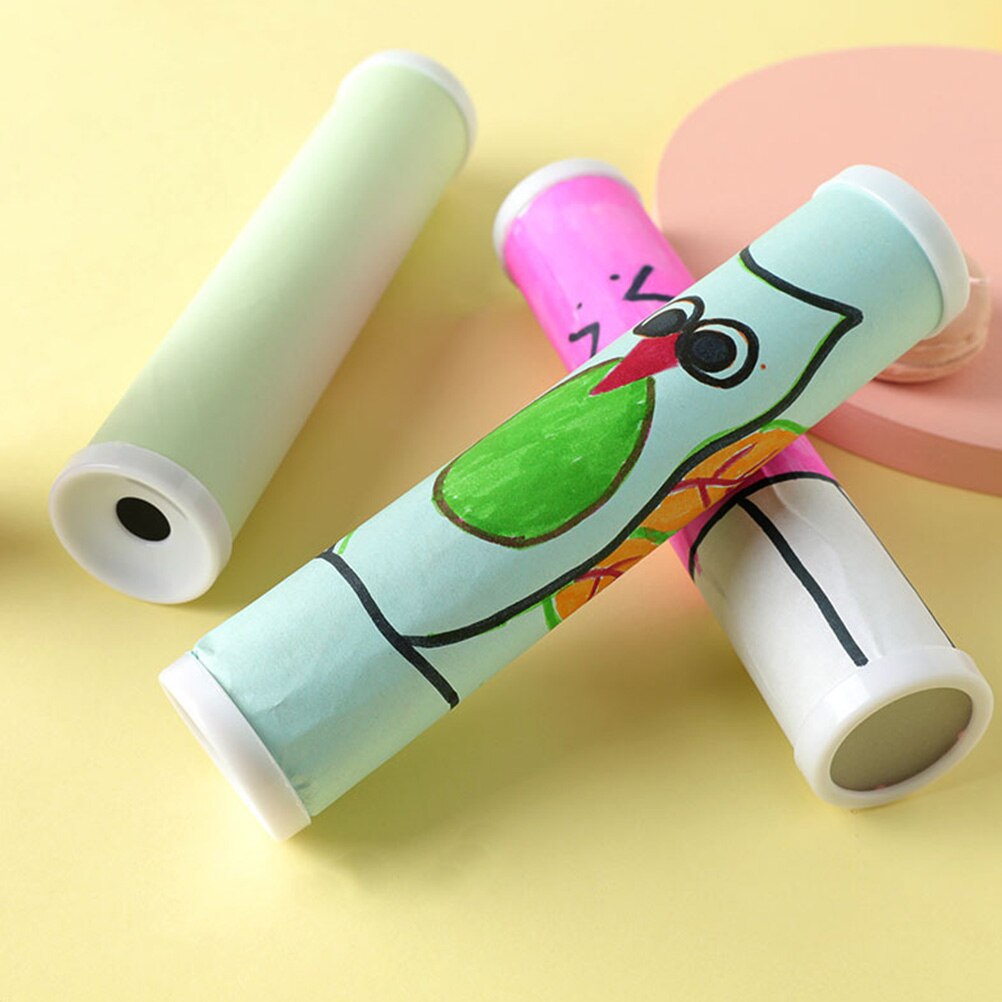 Kit de fabrication de kaléidoscope vierge, 3 pièces, matériel de fabrication fait à la main, jouets éducatifs pour enfants