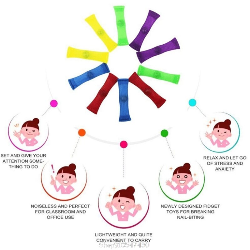 Fidget Speelgoed (Pakket Van 6) Stress Verlichten Speelgoed, Focus Verbeteren, rustgevende Marmer Fidgets Voor Kinderen En Volwassenen, Heeft Geholpen F06 21