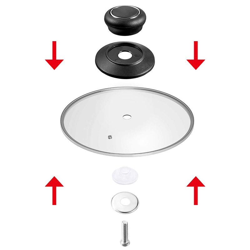 4 Pieces Pot Lid Knob Pan Lid Holding Handle Universal Kitchen Cookware Lid Replacement Knob