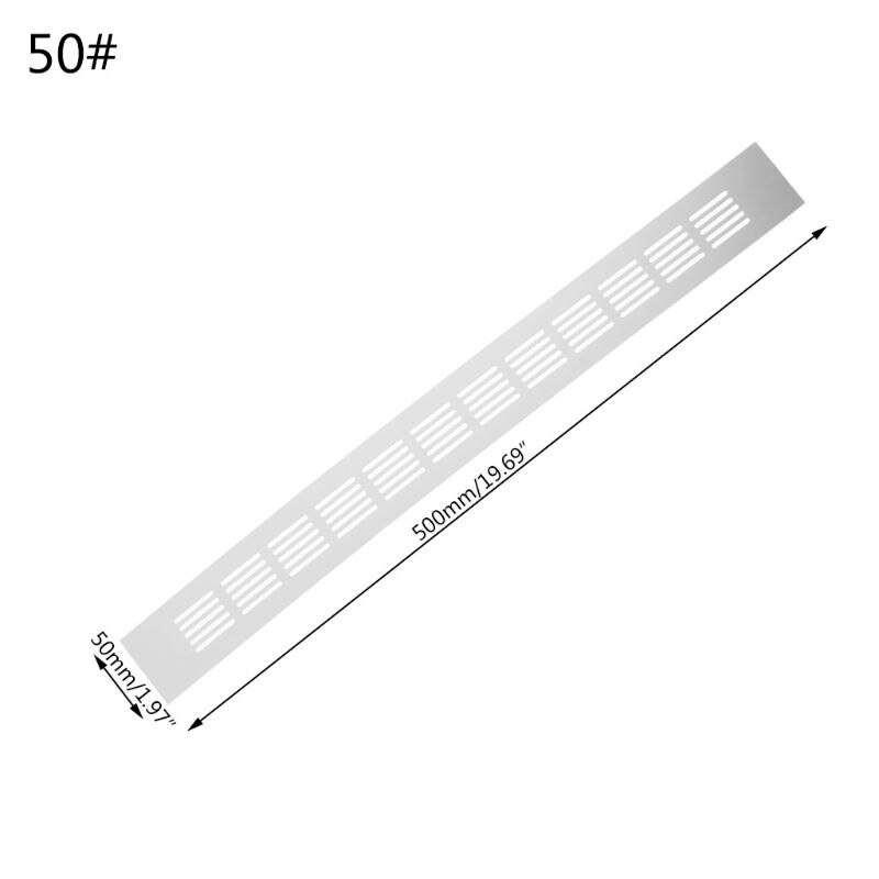 Aluminium Air Vent Geperforeerde Plaat Web Plaat Ventilatie Grille: 50