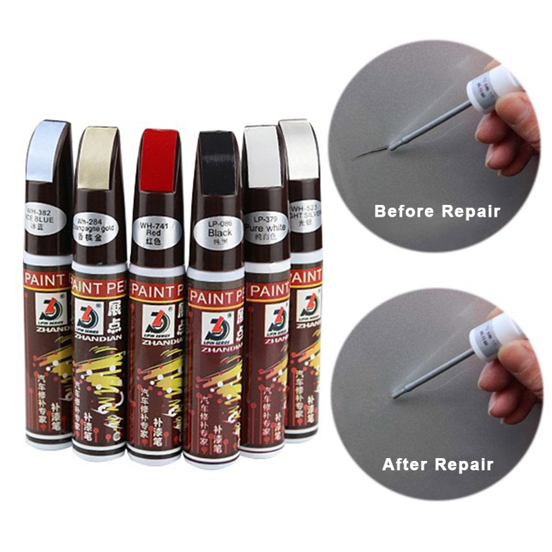 Lápiz reparador para arañazos, 6 estilos para el cuidado de la pintura del coche, herramienta de reparación de estilo Reparación de pintura automática, removedor de arañazos y pintura para el coche