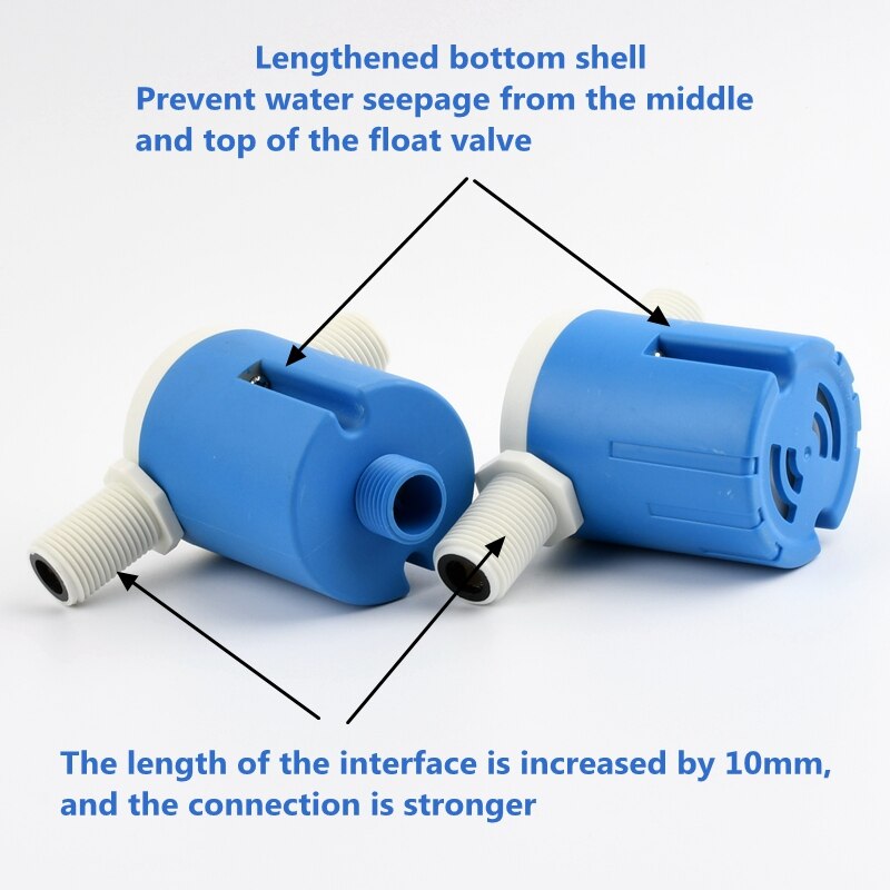 1/2 ''3/4'' 1 ''Diverse Praktische Blauw Volledige Automatische Waterniveauregeling Vlotter Anti Corrosieve Nylon Bal balve Duurzaam