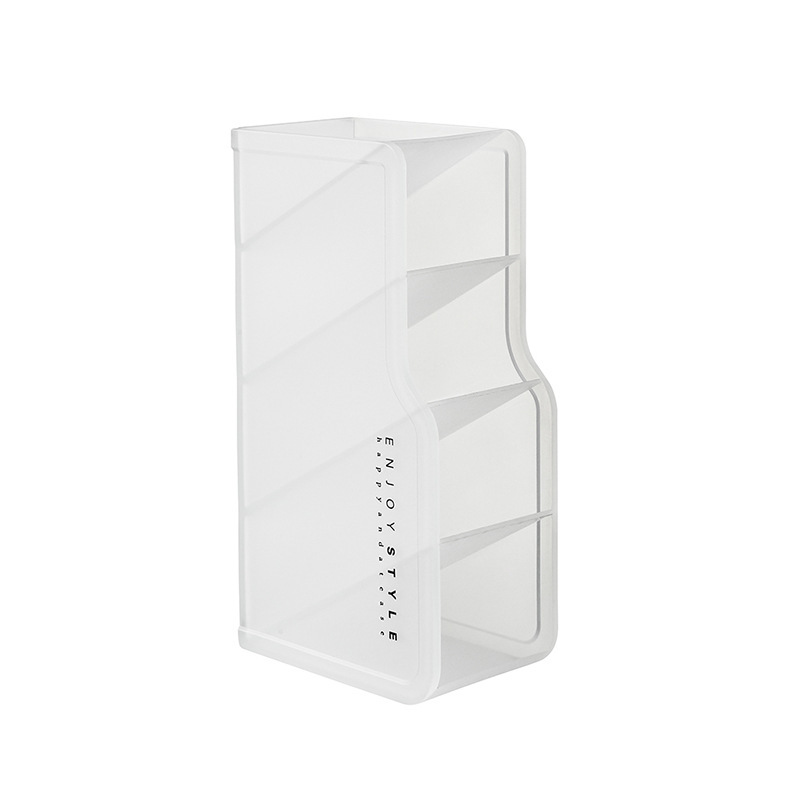 Portable Transparent Makeup Organizer Storage Box Acrylic Make Up Organizer Cosmetic Organizer Makeup Storage Drawers Organizer: Style5-White