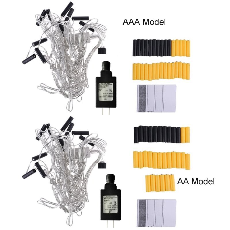 Eu/Us/Uk Plug 10-In-1 Aa Aaa Batterij Eliminator Vervangen 2x 3x Aa Aaa batterijen Power Adapter Voor Radio Elektrische Speelgoed Led Licht