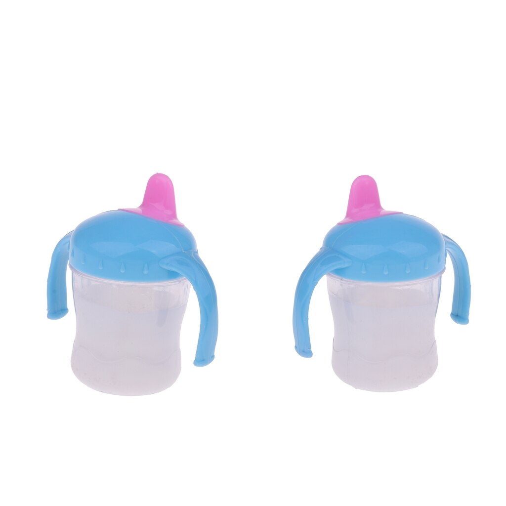 Newborn Baby Doll Accessories Magic Bottles Set, Disappearing Milk -2 Pieces