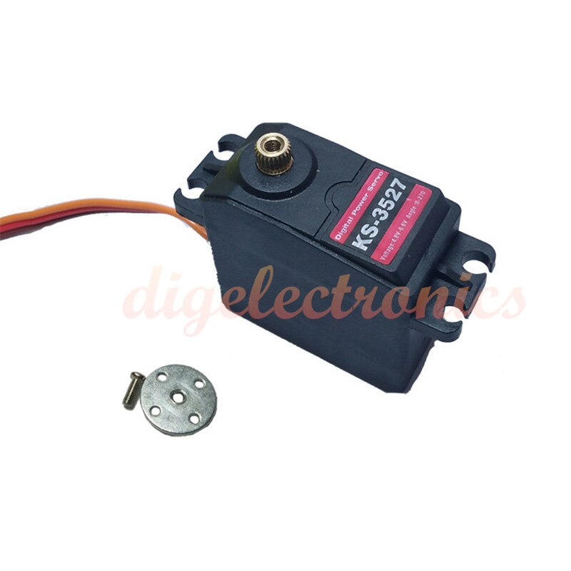 270 degree Robot Servo Metal Digital Servo KS-3527 High Torque Steering Gear for Arduino Robot Arm DIY Model Accessories