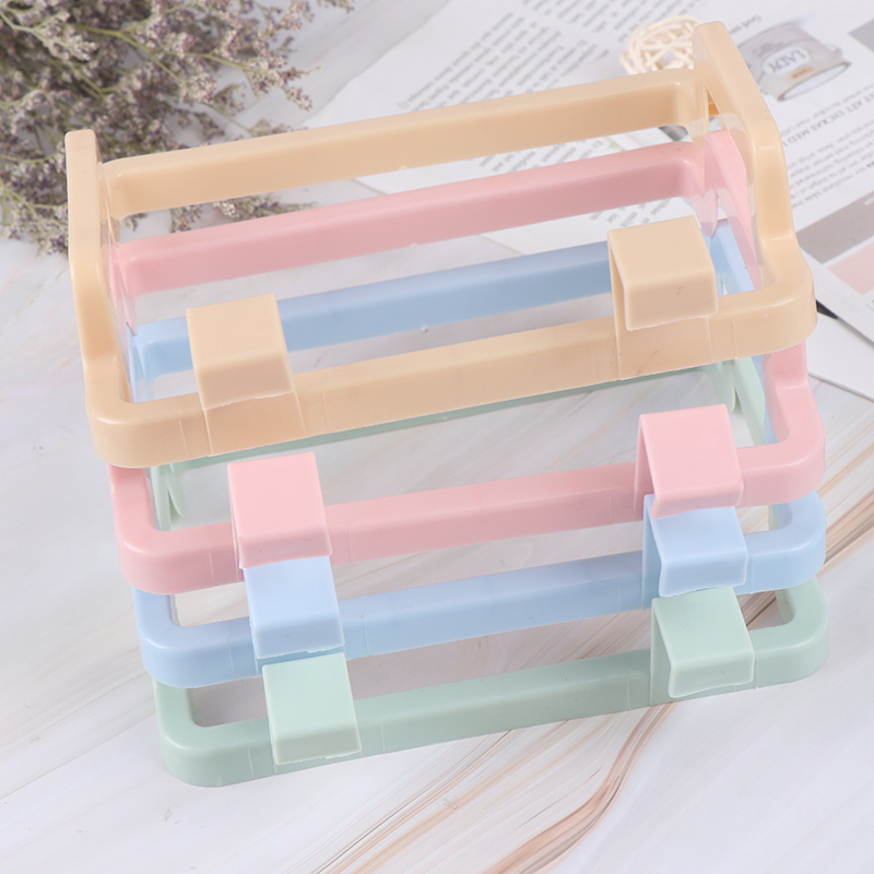 1PC Plastic Garbage Bag Rack Portable Hanging Trash Rubbish Bag Storage Rack Holder Kitchen Gadgets Storage Rack