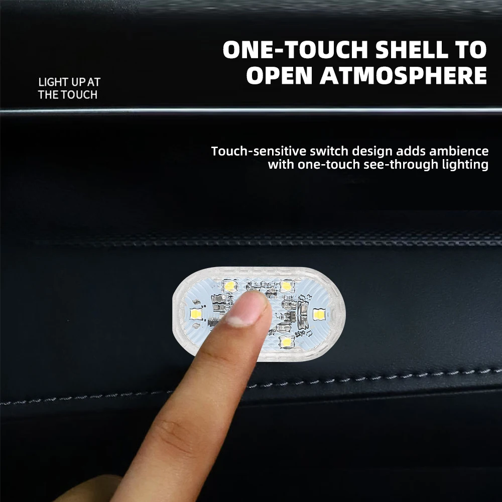 Touch Light Indoor Auto Led Plafond Lamp Interieur Touch Led Verlichting Plafond Licht Auto Dak Lights Auto Interieur Verlichting